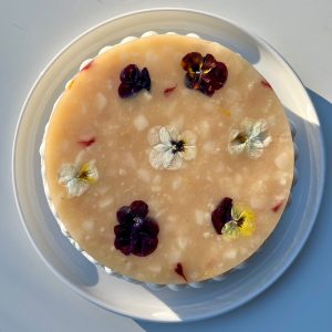 Entremet Yuzu, Poire, Vanille